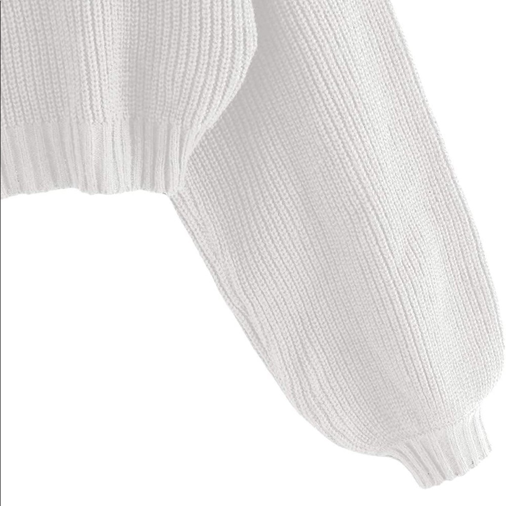 Cropped turtleneck sweater - Picture 3 of 4